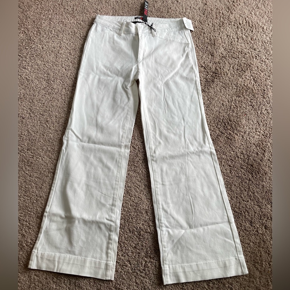 White JustFab Jeans